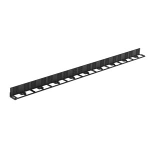 Пластиковый бордюр FlexCurb 60 черный с зубьями