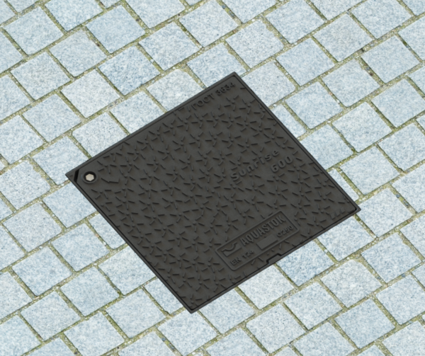 Люк чугунный квадратный Sunrise 600 C250